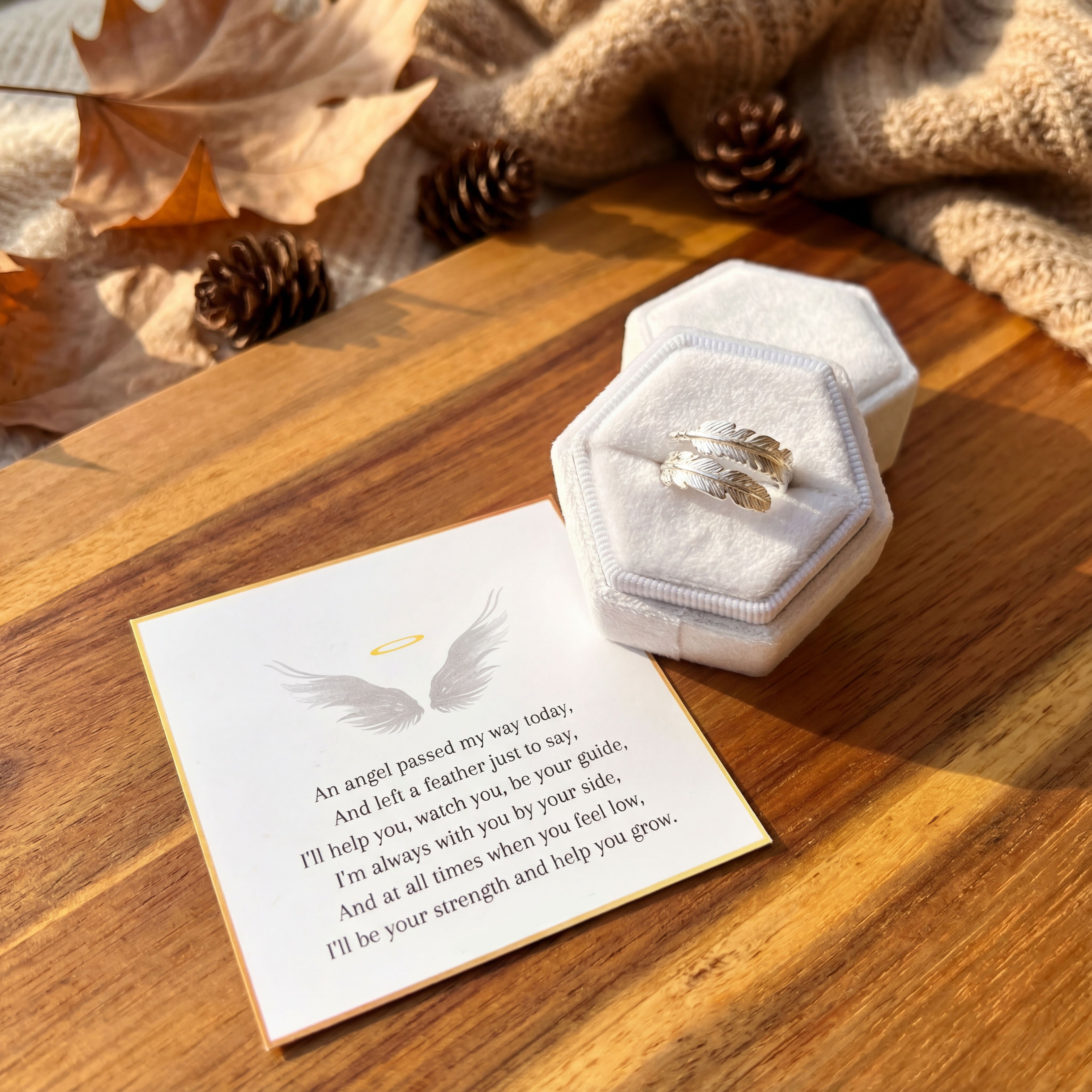 Feather From Heaven Ring