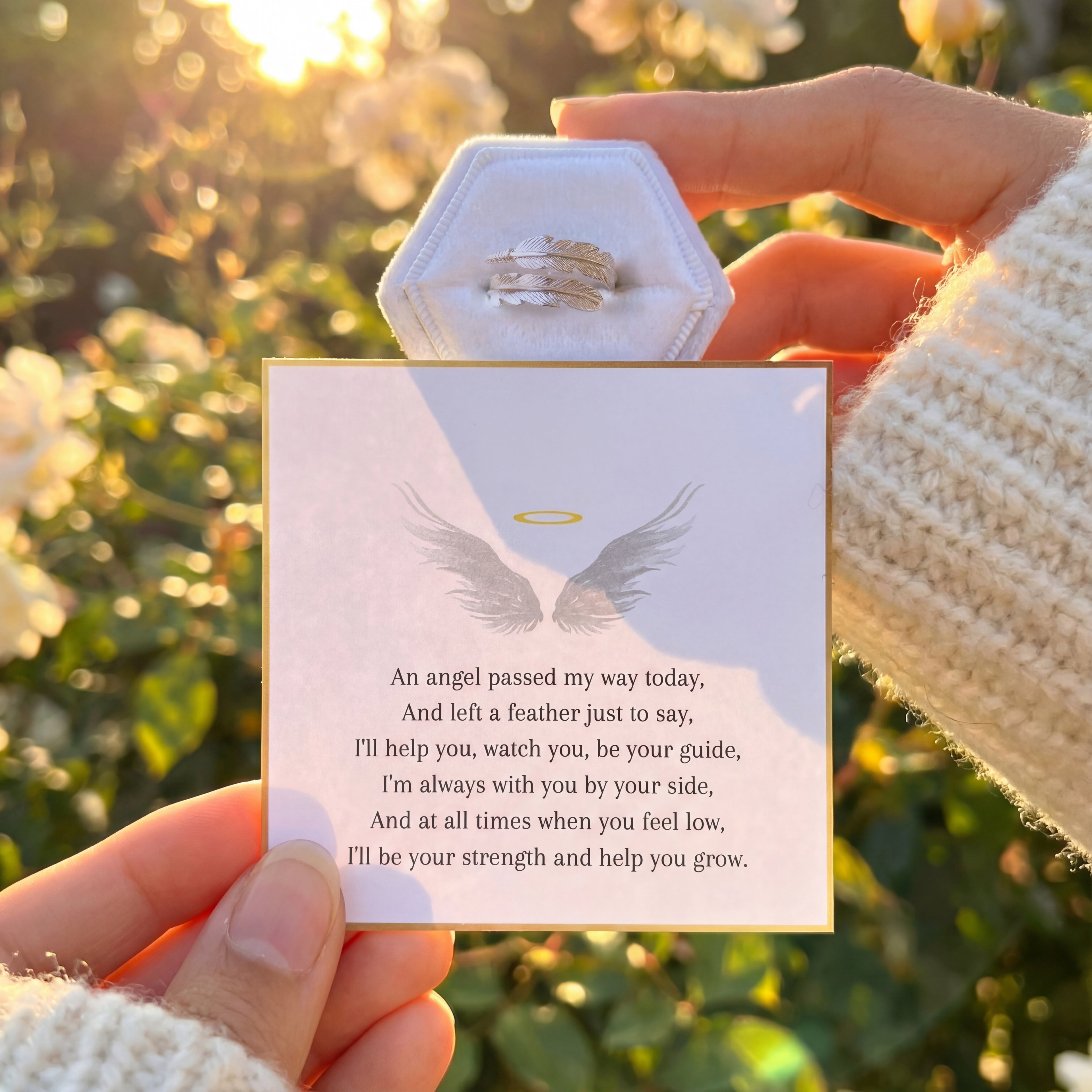 Feather From Heaven Ring